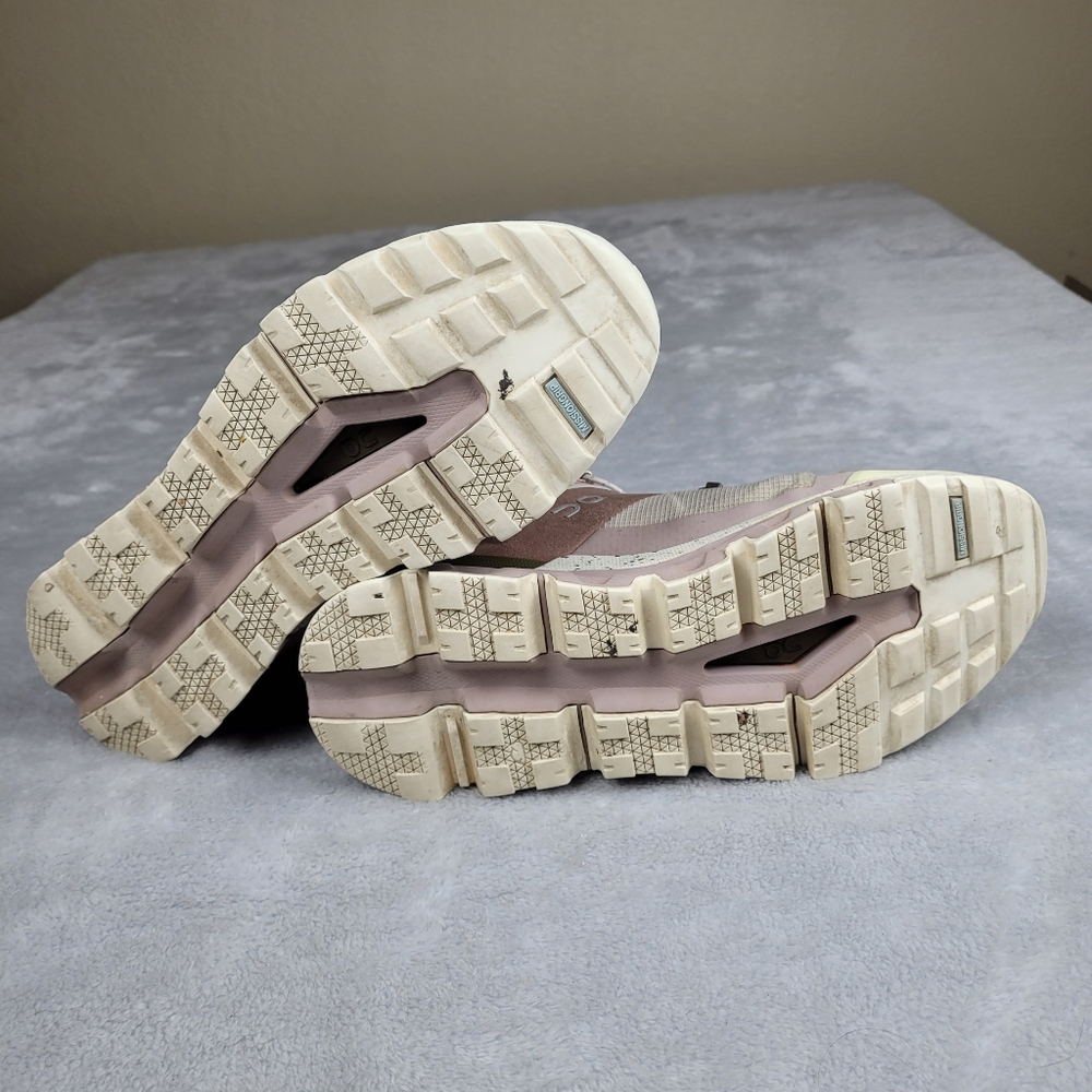 ON Cloud Cloudtrax Hiking Boots Shoes Rose Ivory Women’s Size 9.5 - Picture 14 of 14